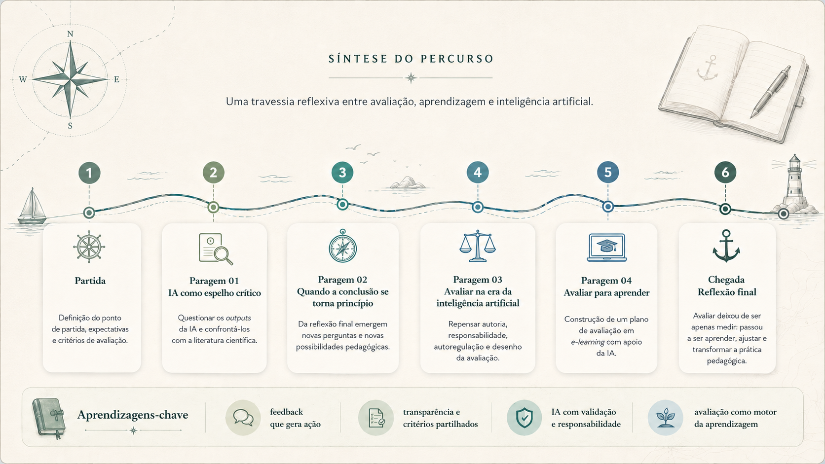 Infografia do percurso